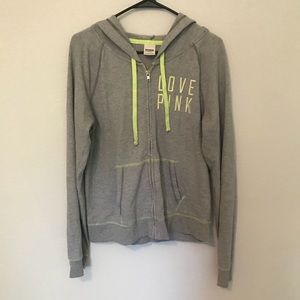 VS Pink zip up hoodie